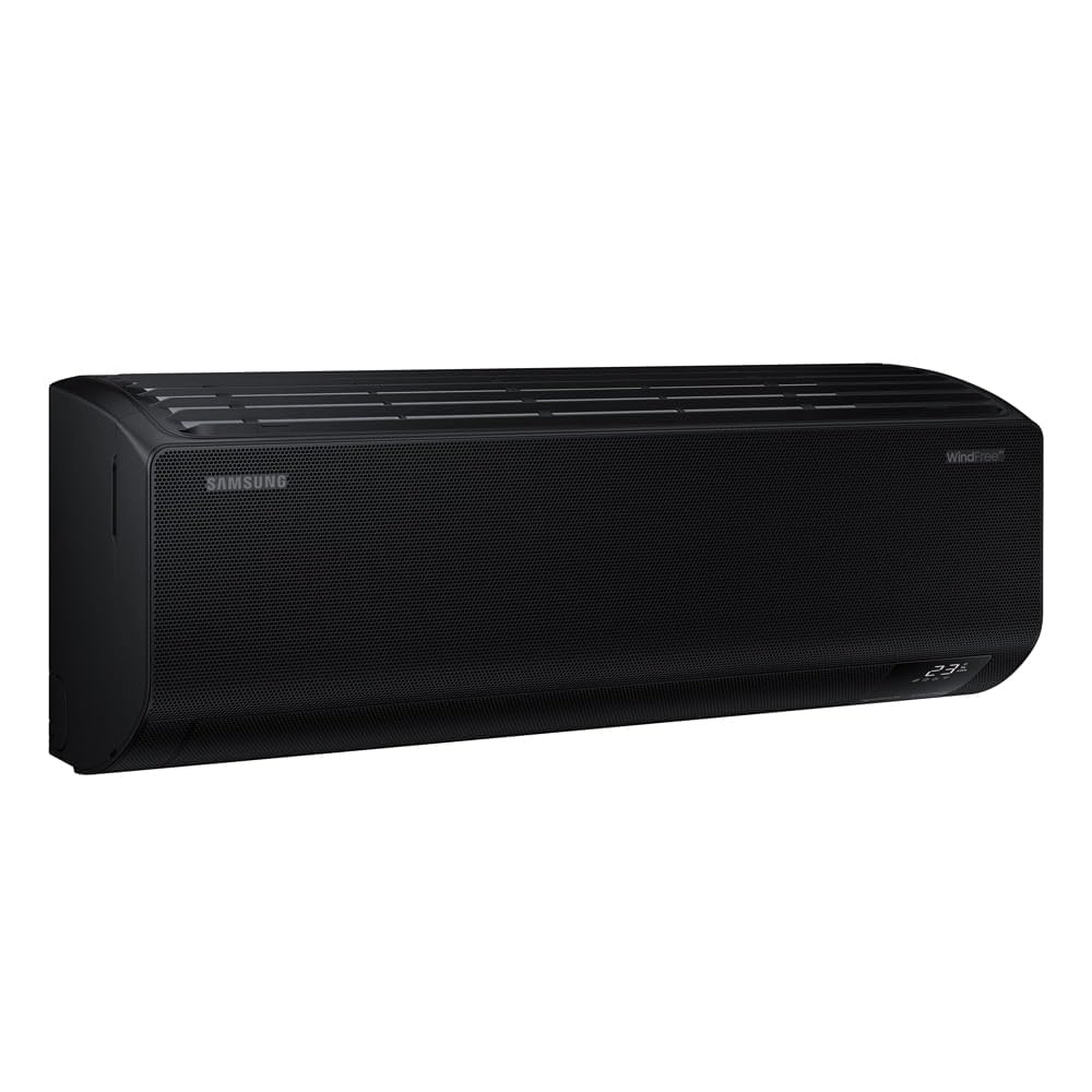 Ar-condicionado Split Inverter Samsung WindFree Black Edition Sem Vento 12.000 BTUs Quente e Frio AR12CSECABTNAZ 220V