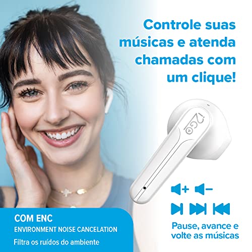 Fone de Ouvido Bluetooth Sem Fio TWS Air Sound Go 2.0 i2GO com Estojo De Carregamento - i2GO Plus