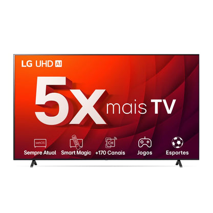 Smart TV 70" 4K LG UHD ThinQ AI 70UR8750PSA HDR Bluetooth Alexa Google Assistente Airplay2 3 HDMI