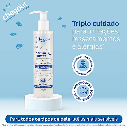 Sabonete Nutritivo Derma Protect JOHNSON'S® Baby 200mL