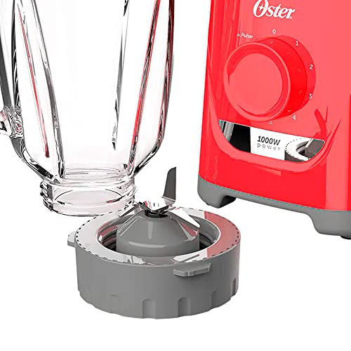 Liquidificador Oster, 110v, 1000W, Vermelho - OLIQ501