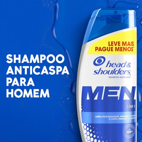 Shampoo Anticaspa Head & Shoulders Men 3 em 1, 650 ml