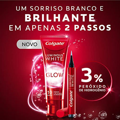 Colgate Caneta Clareadora Dental Luminous White Para Uso Noturno E Fácil De Usar 2 5 Ml