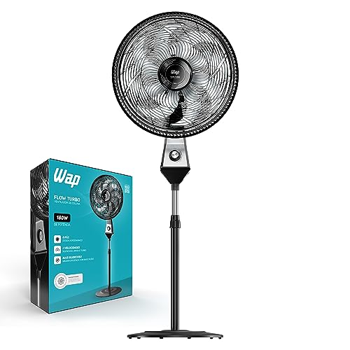 WAP FLOW TURBO Ventilador de Coluna 180W 50 cm 8 Pás Silencioso e Econômico com Tecnologia Silent Flow 127V