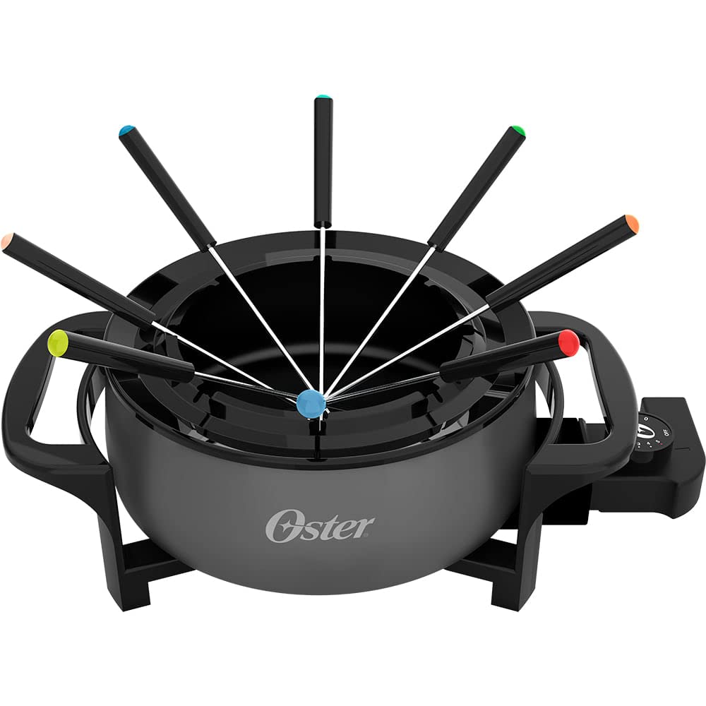 Panela Elétrica Oster, para Fondue, 220V, Cinza, 1000W, OFND100