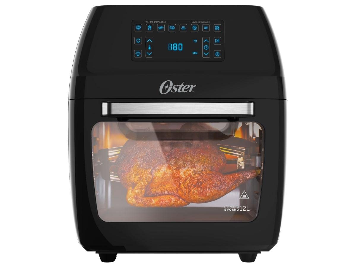 Oster OFRT780 - Fritadeira forno 3 em 1, 127V, 1800 W, ‎Preto