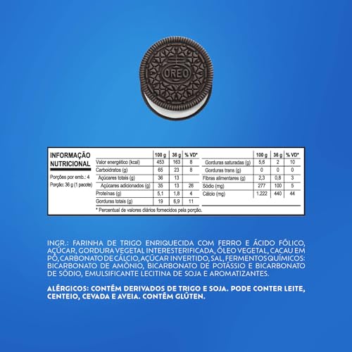 Oreo Biscoito Recheado Original Multipack 144G