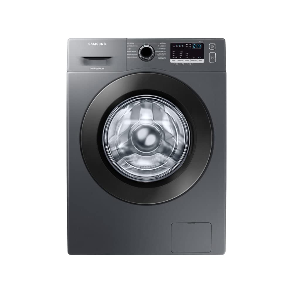 Samsung Lavadora de Roupas WW4000 Digital Inverter 11kg Inox 110V WW11J4473PX/AZ