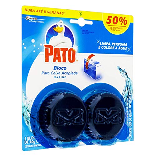 Pato Desodorizador Sanitário Caixa Acoplada Marine 40g com 2 unidades