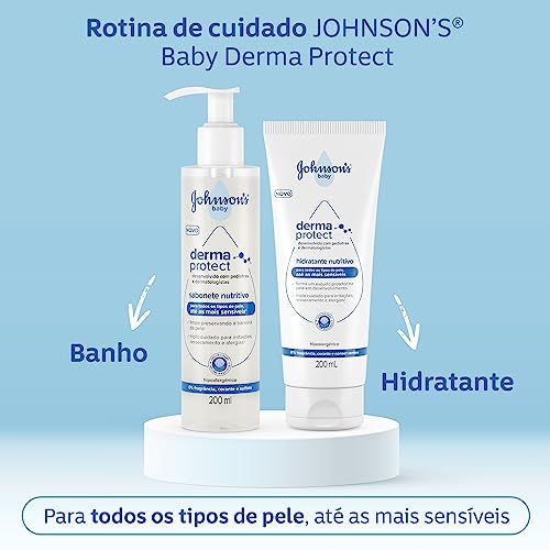 Sabonete Nutritivo Derma Protect JOHNSON'S® Baby 200mL