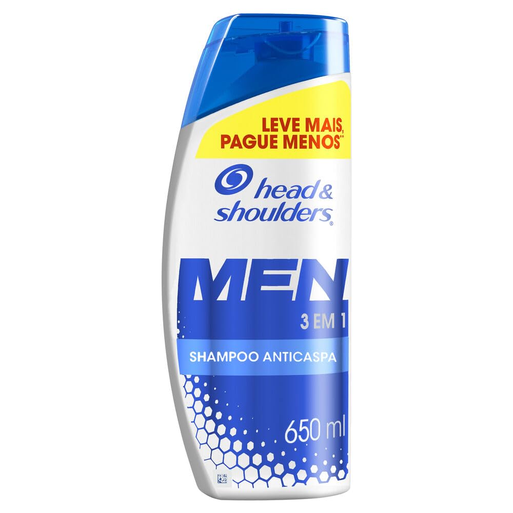 Shampoo Anticaspa Head & Shoulders Men 3 em 1, 650 ml