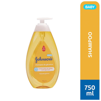 Johnson's Baby Shampoo Para Bebê De Glicerina, 750ml