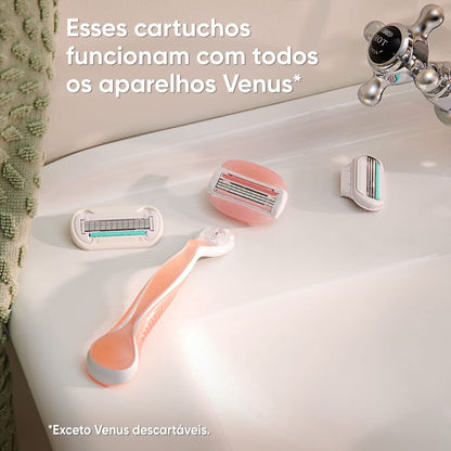 Gillette Carga Para Aparelho De Depilar Venus Spa 2 Unidades