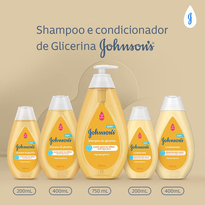 Johnson's Baby Shampoo Para Bebê De Glicerina, 750ml