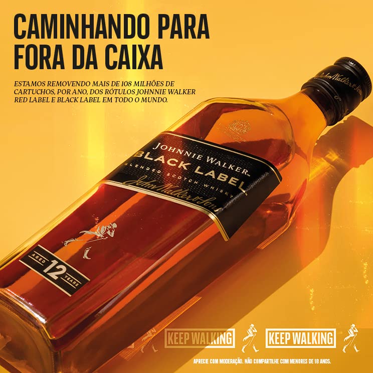 Whisky Johnnie Walker Black Label 12 Anos 1L