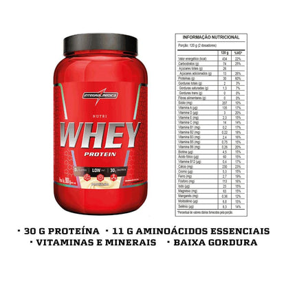 Whey 100% Pure 900g Integralmedica - Cookies And Cream