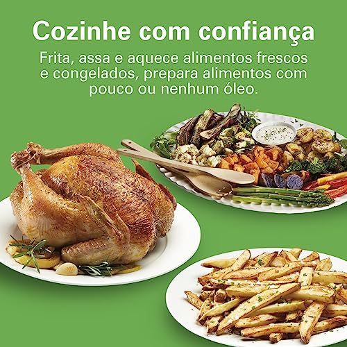 Fritadeira Sem Óleo AIR FRYER DIGITAL Hamilton Beach 5.0L 110v Cinza, 1700W - 35051