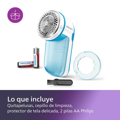 Papa Bolinhas Elétrico Philips Garment Care GC026/00 Azul