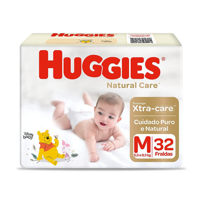 HUGGIES Fralda Huggies Natural Care M 32 Unidades