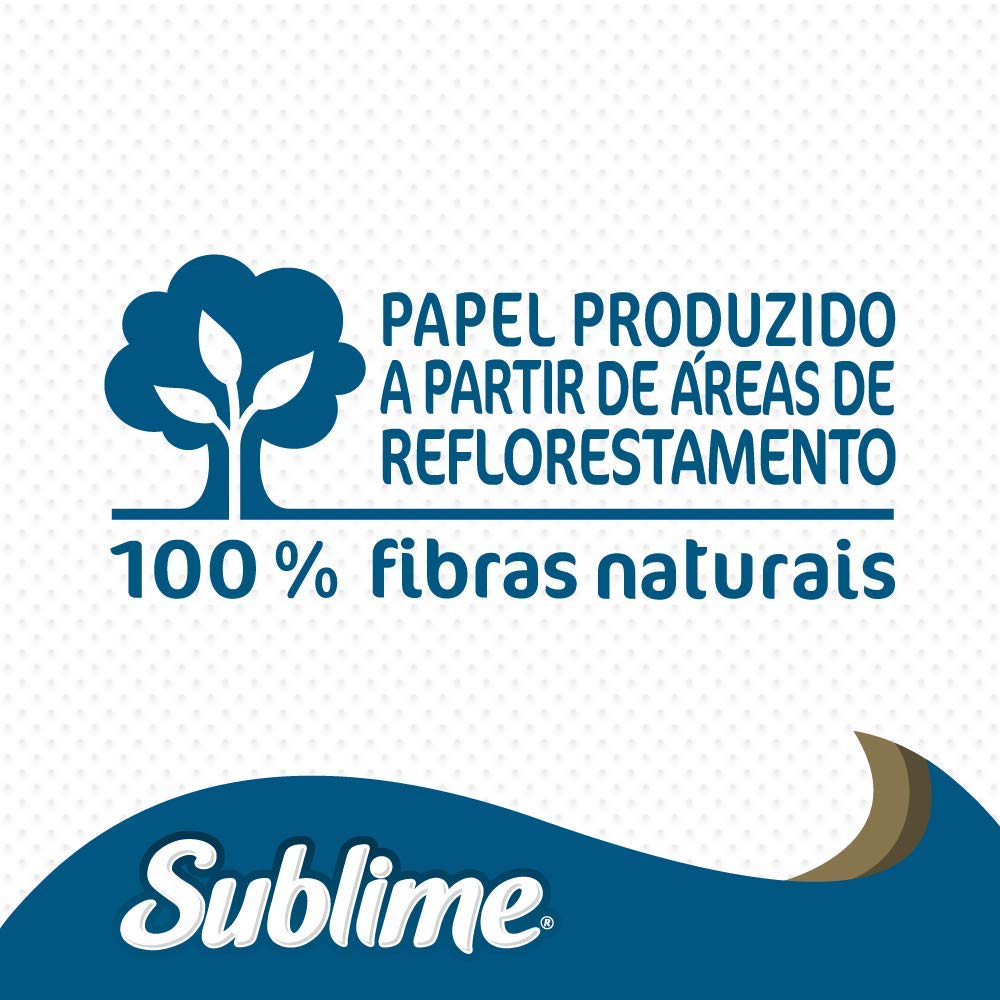 Sublime - Papel Higiênico, Folha Dupla, 24 rolos