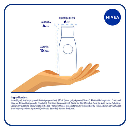 NIVEA Tônico Facial Acne Control 200ml - Ajuda a controlar a oleosidade, não obstrui os poros, remove células mortas, reduz a vermelhidão e hidrata a pele acneica