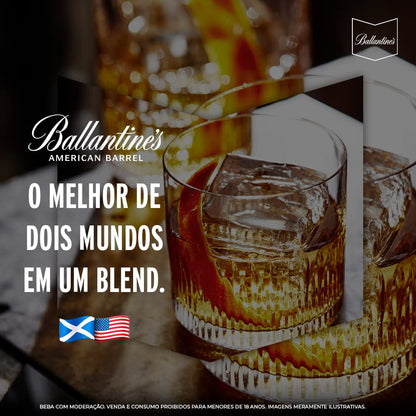 Ballantine's Whisky American Barrel Blended Escocês - 750 Ml