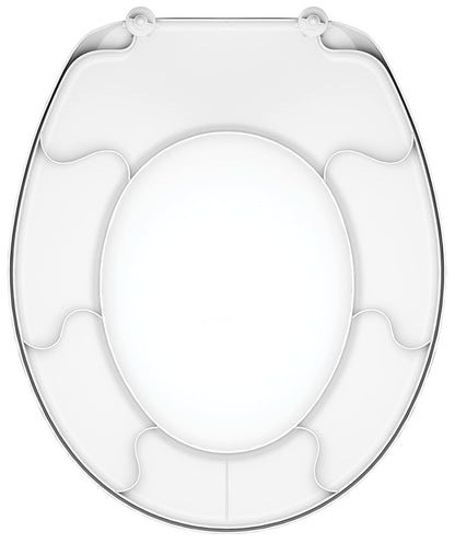 LORENZETTI Assento Sanitário Duratti Branco Oval Universal de Polipropileno, Modelo: 7153011