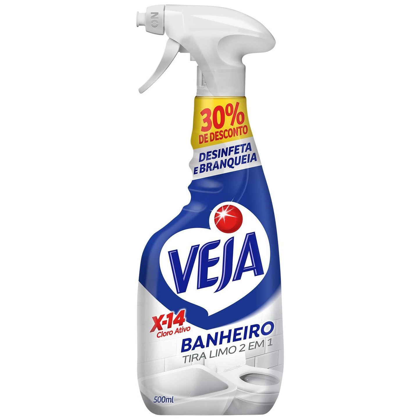 Spray Tira Limo Veja Banheiro X14 500ml Oferta