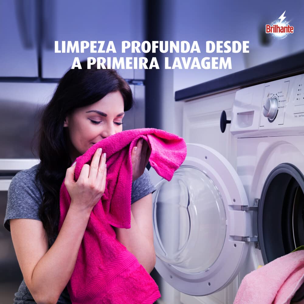 Brilhante Limpeza Total - Lava Roupas Líquido 3L