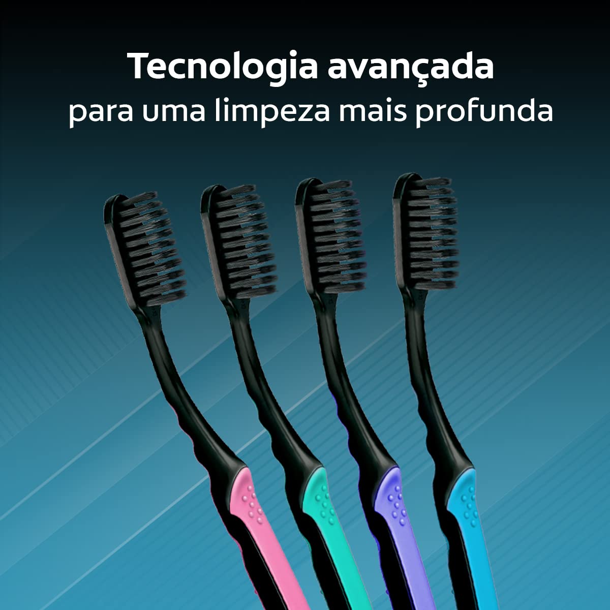 Colgate Escova De Dente Slim Soft Black 6 Unid Modelo: 61031393 Cor: Preto