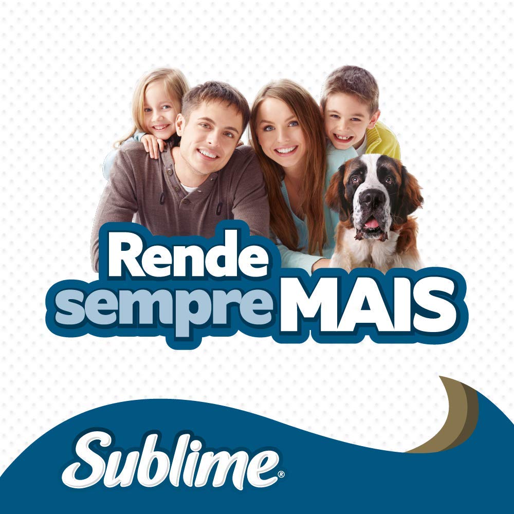 Sublime - Papel Higiênico, Folha Dupla, 24 rolos