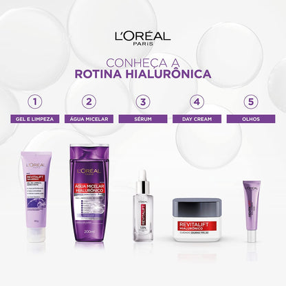 L'Oréal Paris Revitalift Gel de Limpeza Facial Hialurônico Anti-idade 80g