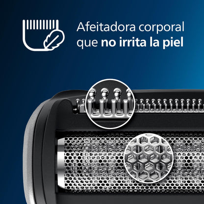 Aparador e raspador de pelos do corpo, à prova d’água, Bivolt Philips - BG3007/01