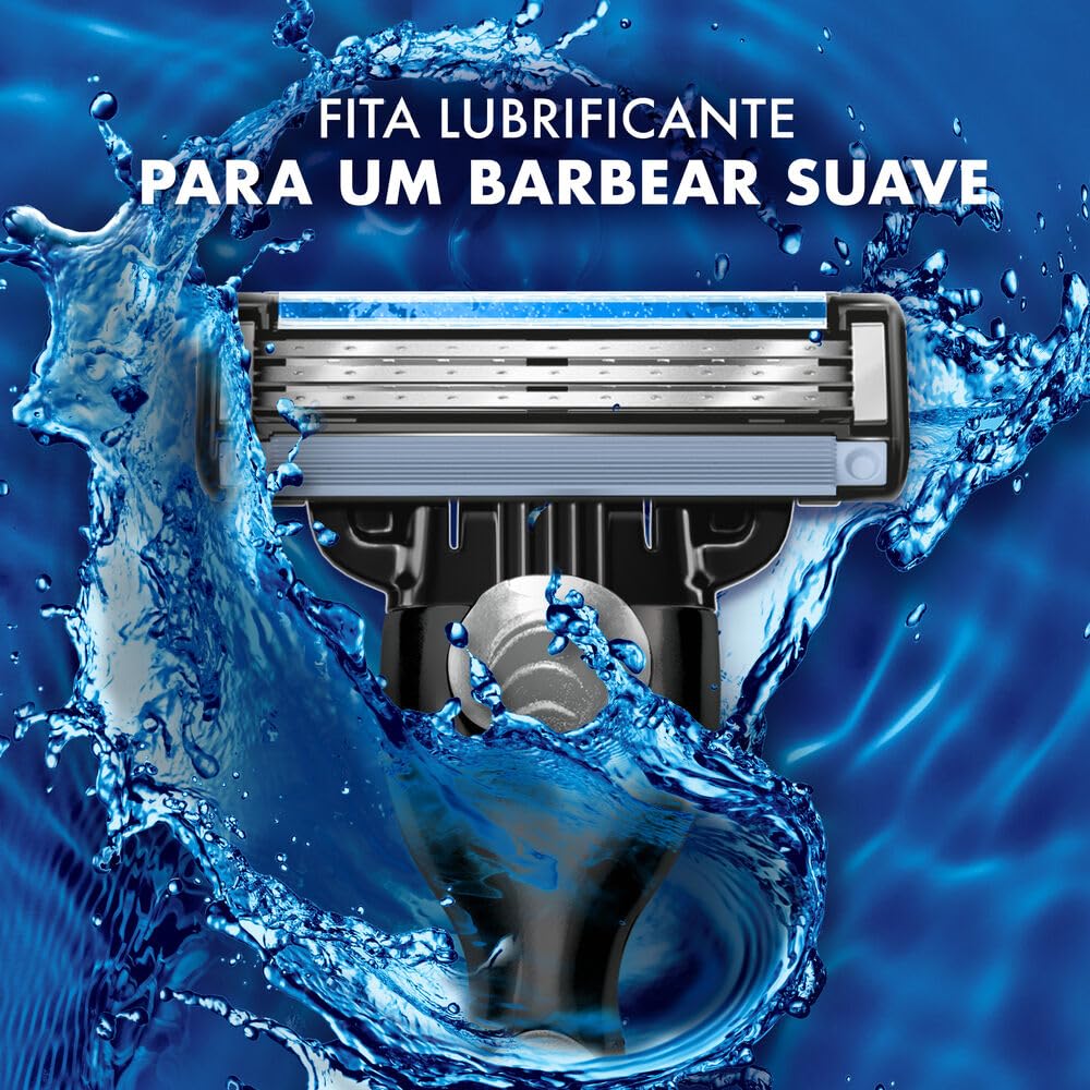 Gillette Mach3 - Carga para Aparelho de Barbear, Leve 8 Pague 6 (o pacote pode variar)