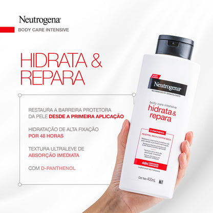 Neutrogena Hidratante Corporal Body Care Intensive Hidrata & Repara, 400ml