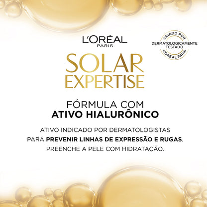 L'Oréal Paris Protetor Solar Facial Antirrugas FPS60 com Ativo Hialurônico Solar Expertise, 40g