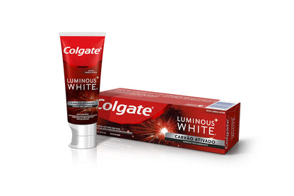 Colgate Creme Dental Clareador Luminous White Carvão Ativado 70G