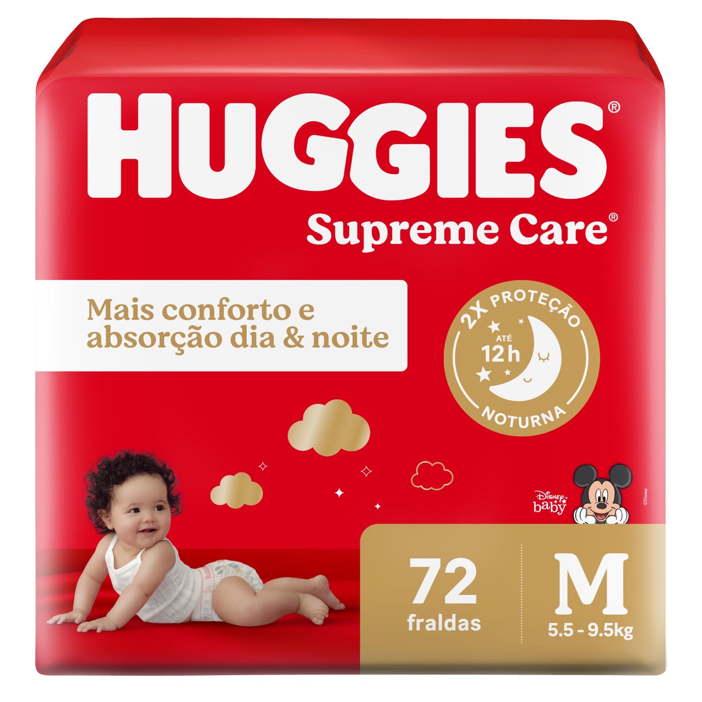 HUGGIES Fralda Huggies Supreme Care M 72 Unidades