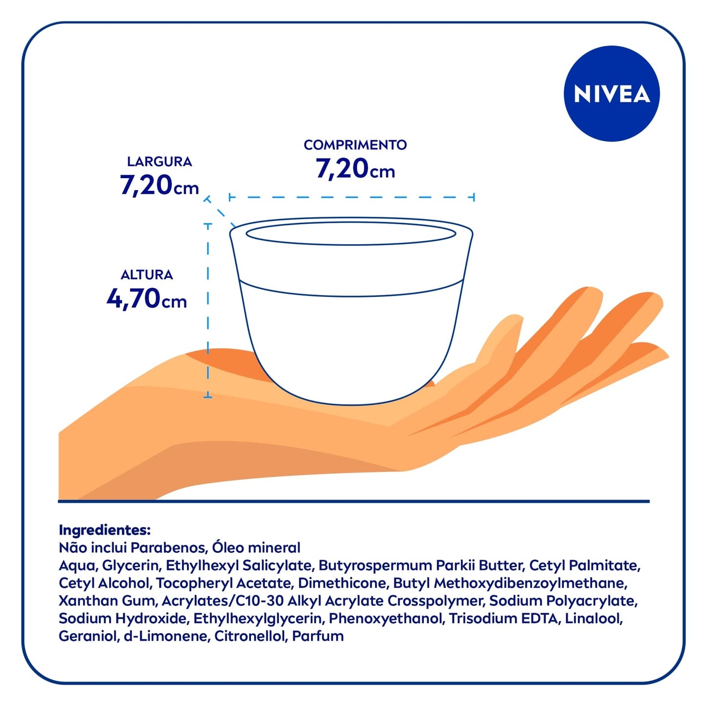 NIVEA Creme Facial Antissinais 100g - Sua fórmula com hidronutrientes e vitamina E é de rápida absorção, firma e reduz linhas de expressão e protege a pele contra os raios UVA/UVB