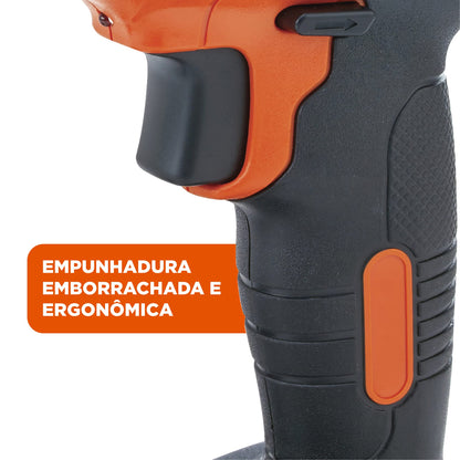 Black Decker Furadeira e Parafusadeira 3/8 Pol Bateria, com 13 Acessórios e Caixa Transparente, Modelo ‎LD12SP, Bivolt