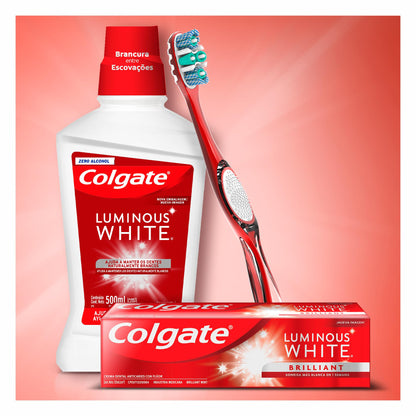 Colgate Escova Dental 360º Luminous White 2Unid Promo Leve 2 Pague 1 Cores Sortidas