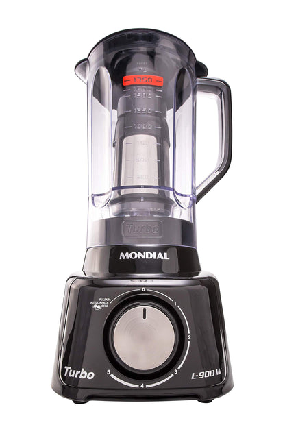 Liquidificador Turbo Full, Mondial, Preto, 900W, 110V - L-900 FB