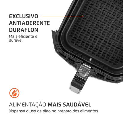 Fritadeira Sem Óleo Air Fryer 4L, Mondial, Preto/Inox, 1500W, 110V - AFN-40-BI