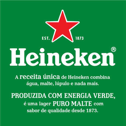 Heineken Cerveja Sleek Lata 350ml Pack 12 Unidades