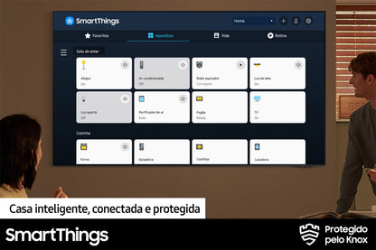 Samsung Smart TV 65" QLED 4K 65Q60D - Tecnologia de Pontos Quânticos, Design AirSlim, Gaming Hub