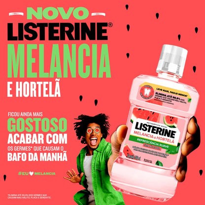 LISTERINE® Melancia & Hortelã Enxaguante Bucal Sem Álcool, 500mL