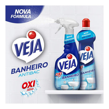 Veja Limpador Anti Bac Banheiro Oxi 500Ml Oferta Azul