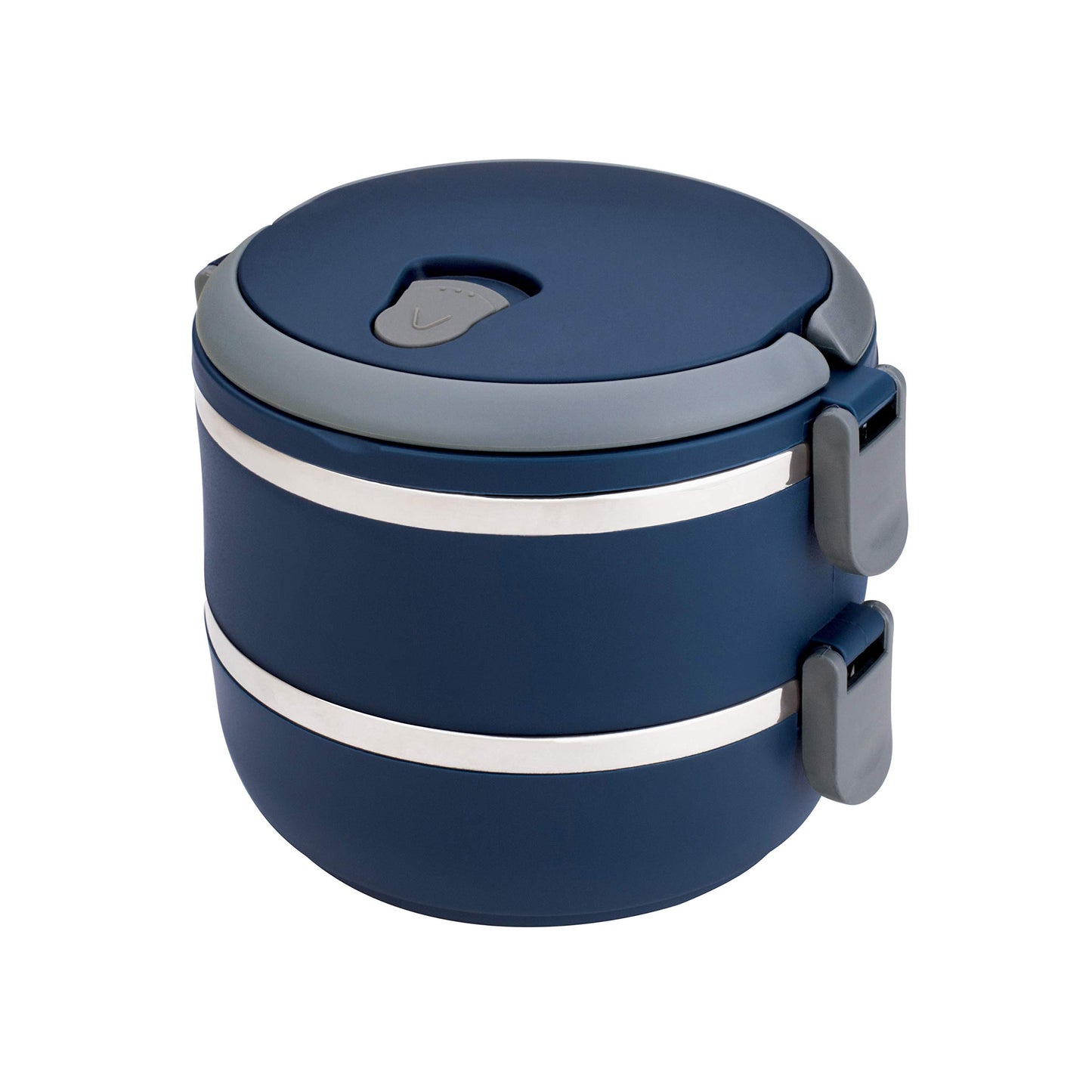 Marmita dupla Lunch Box Azul, LB1234-AZ , Euro Home