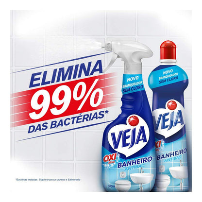 Veja Limpador Anti Bac Banheiro Oxi 500Ml Oferta Azul