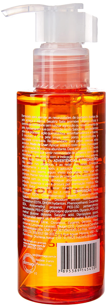 Dermage Sabonete Líquido Secatriz Salic Gel 115Ml